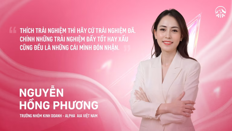 Chủ doanh nghiệp làm bảo hiểm AIA: câu chuyện chị Phương